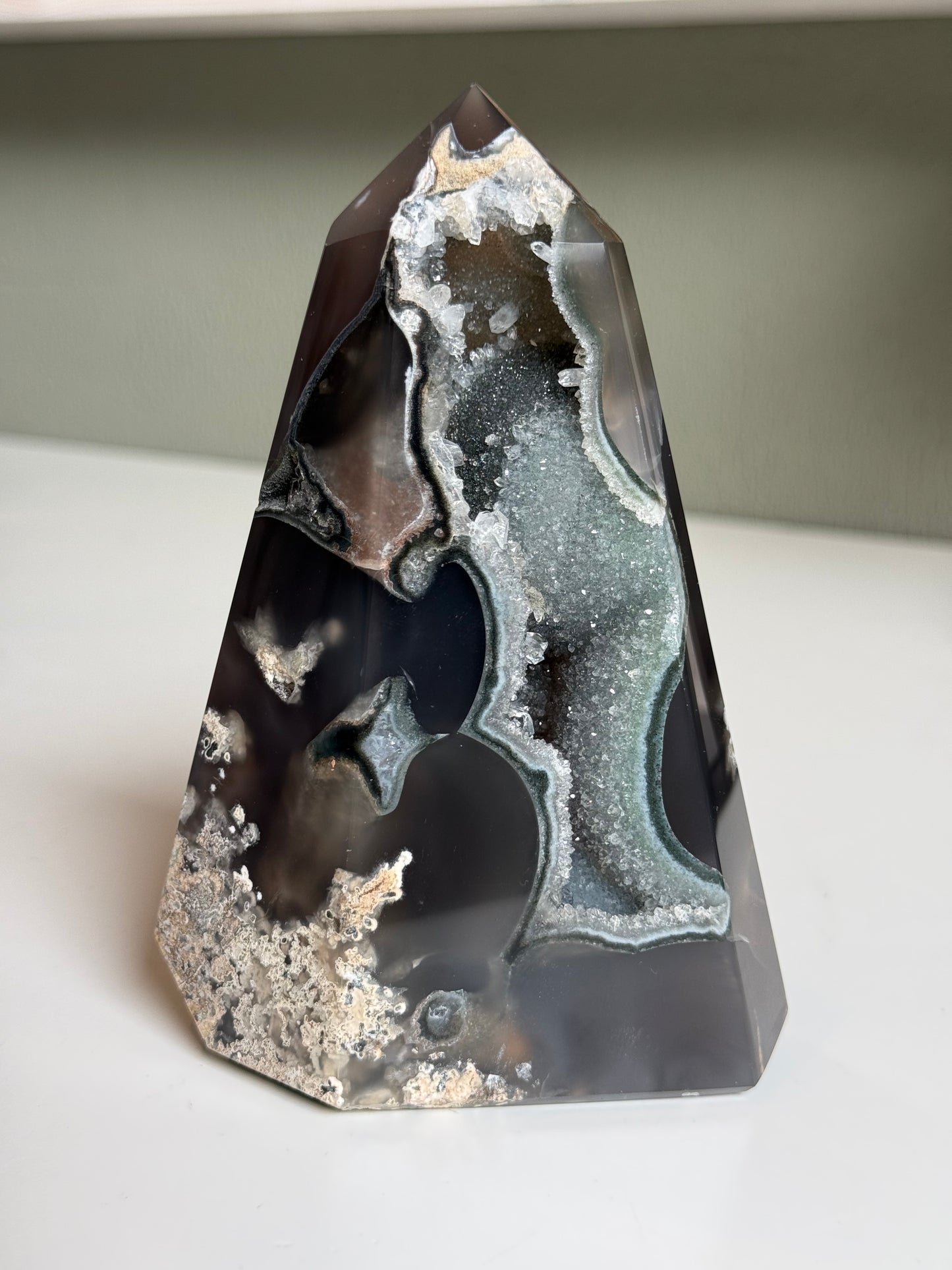Agaat diamant #no.201 - Rust & stabiliteit