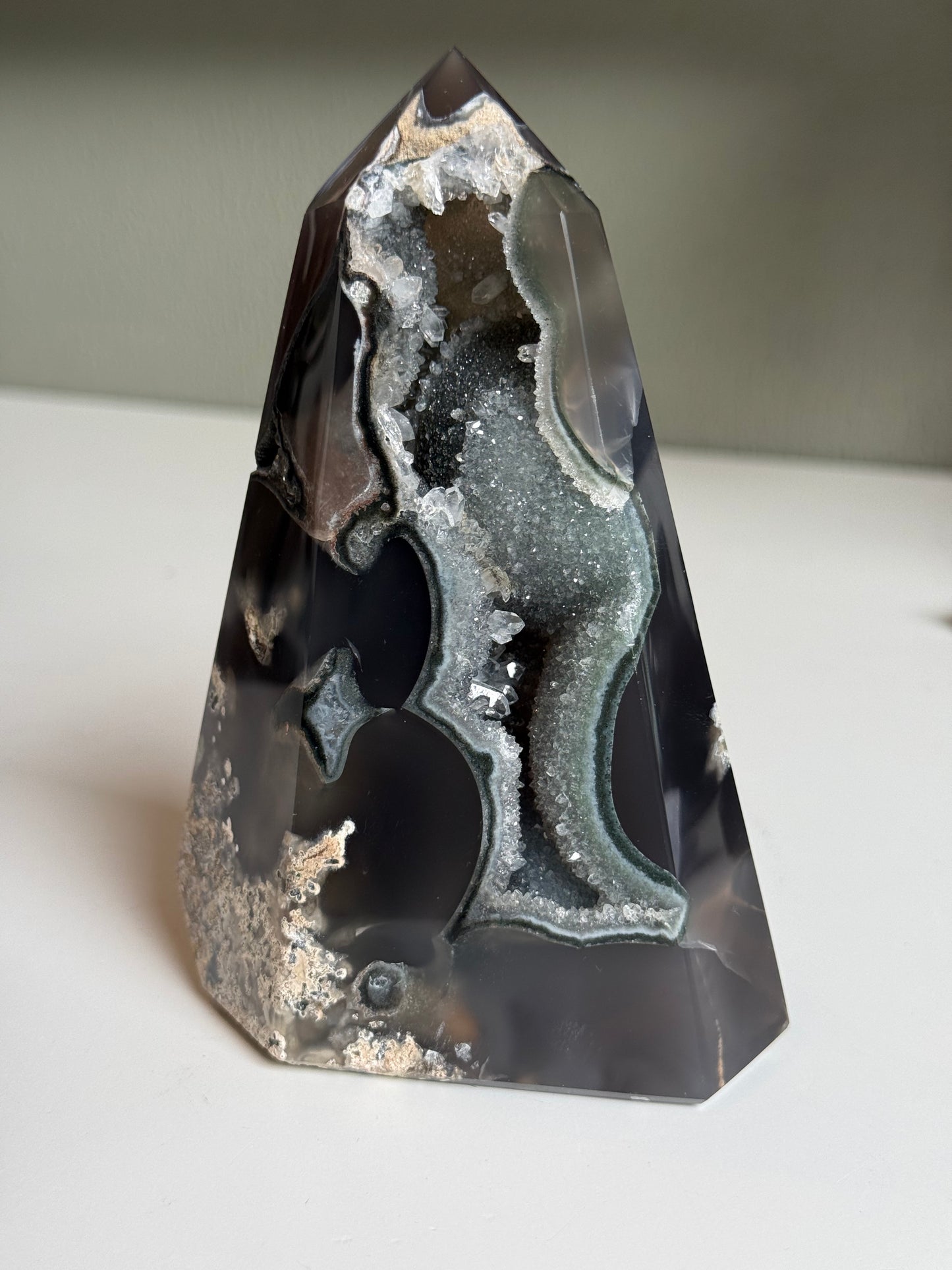 Agaat diamant #no.201 - Rust & stabiliteit