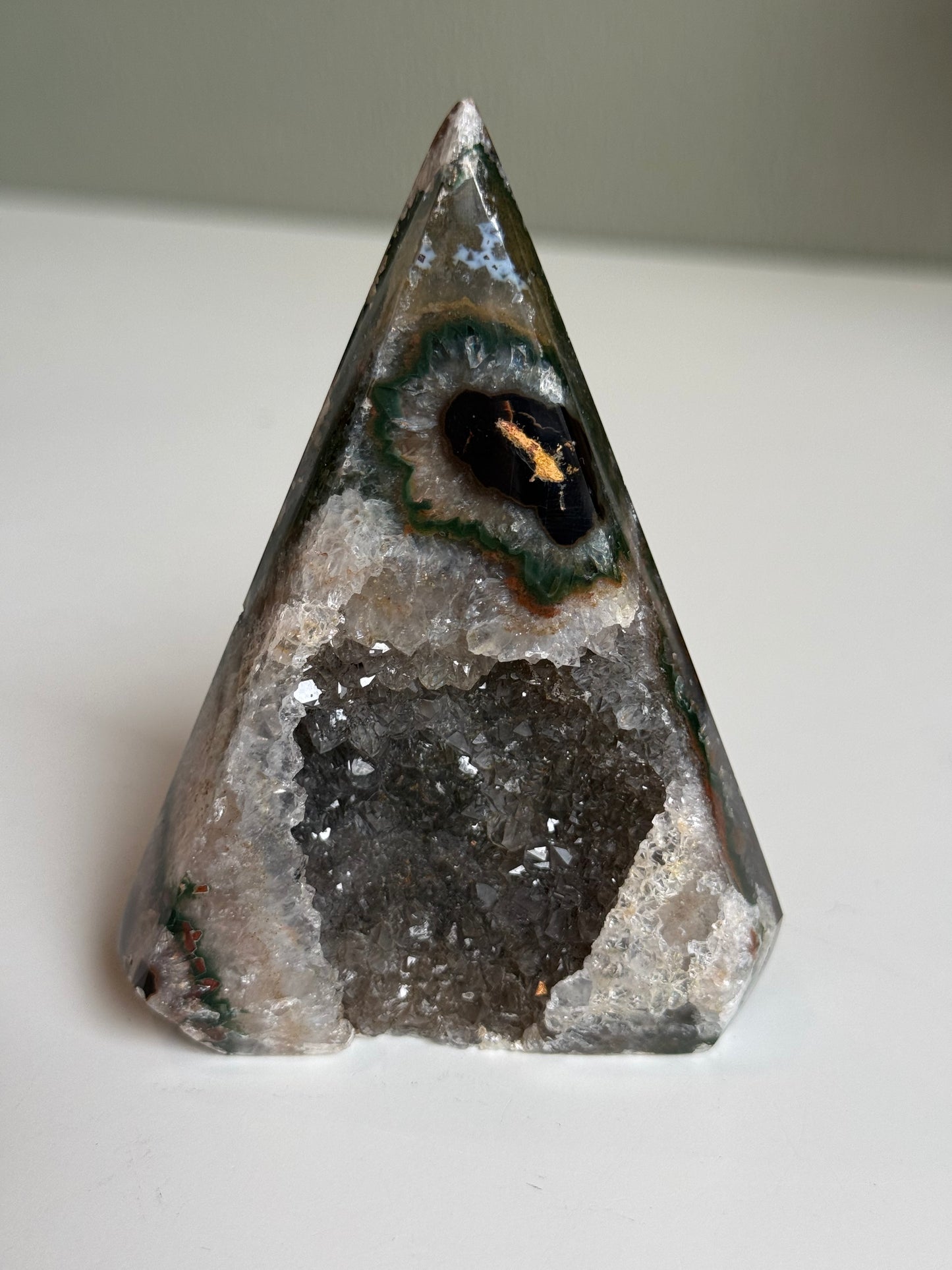Agaat diamant #no.202 - rust & stabiliteit