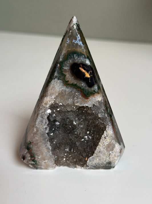 Agaat diamant #no.202 - rust & stabiliteit