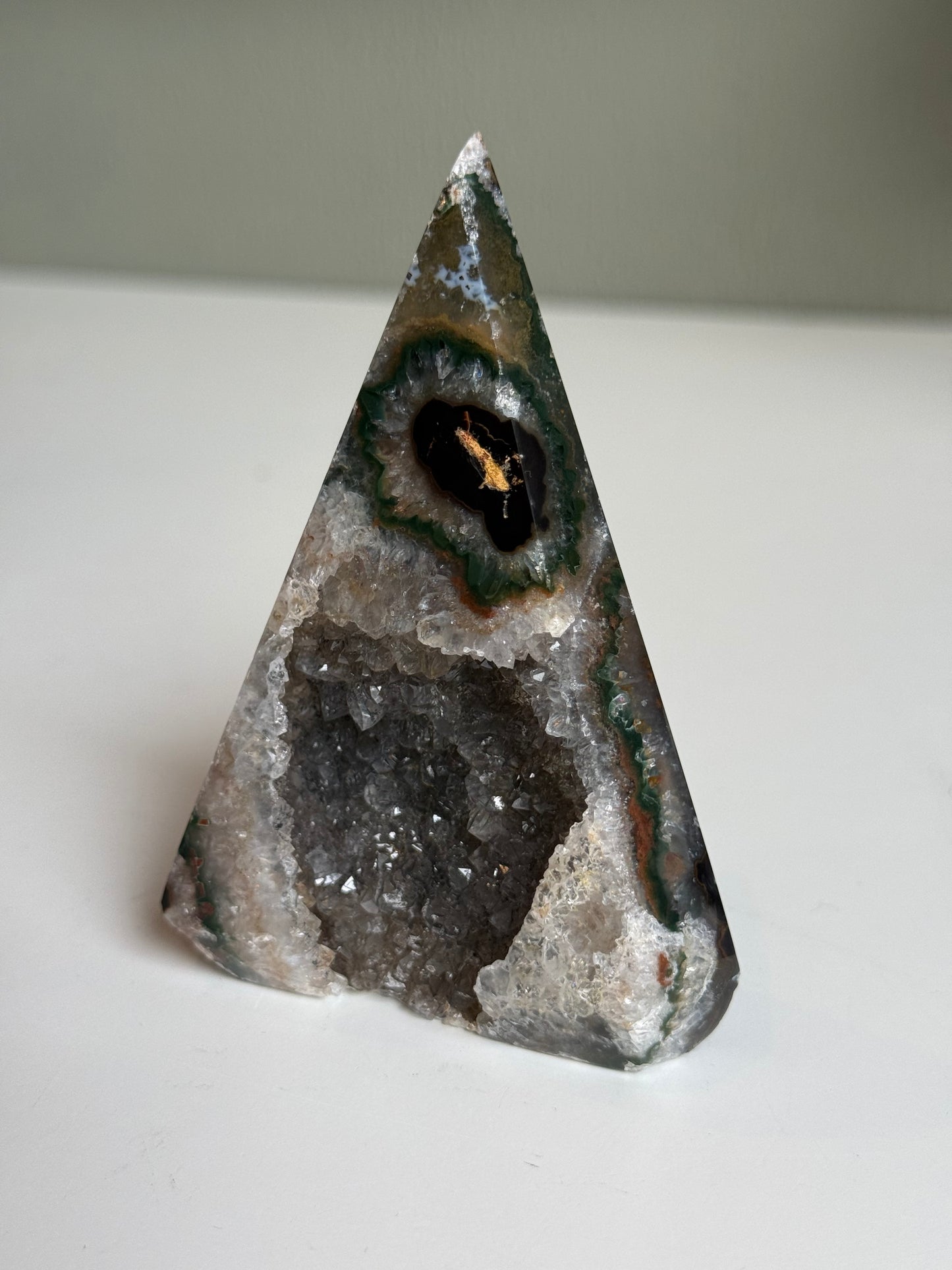 Agaat diamant #no.202 - rust & stabiliteit