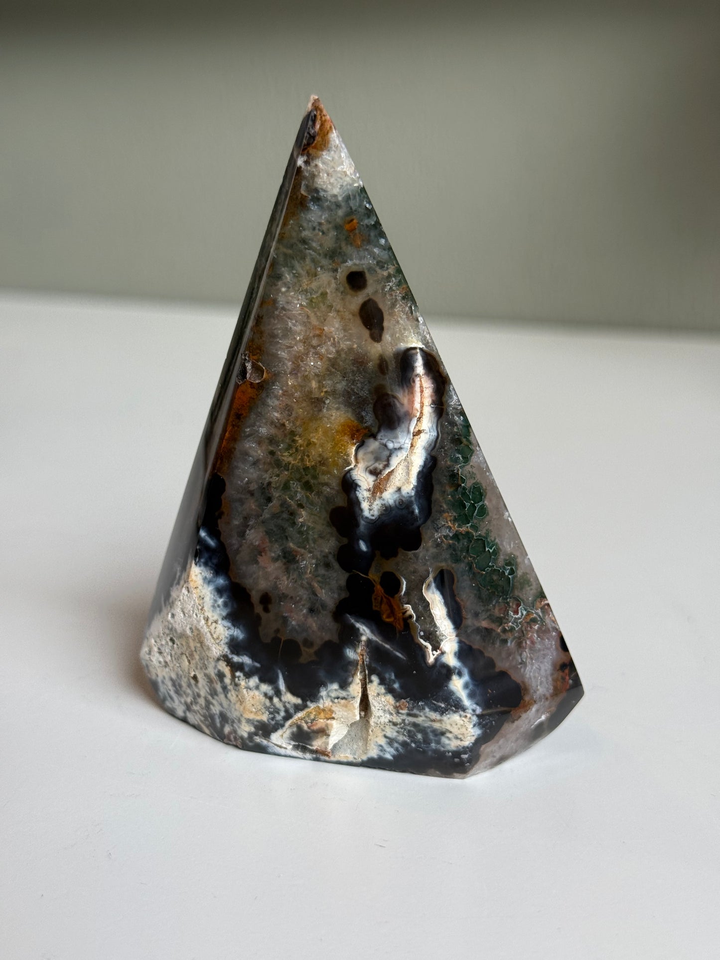Agaat diamant #no.202 - rust & stabiliteit