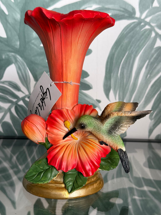 Kandelaar kolibrie met bloem - Light & living