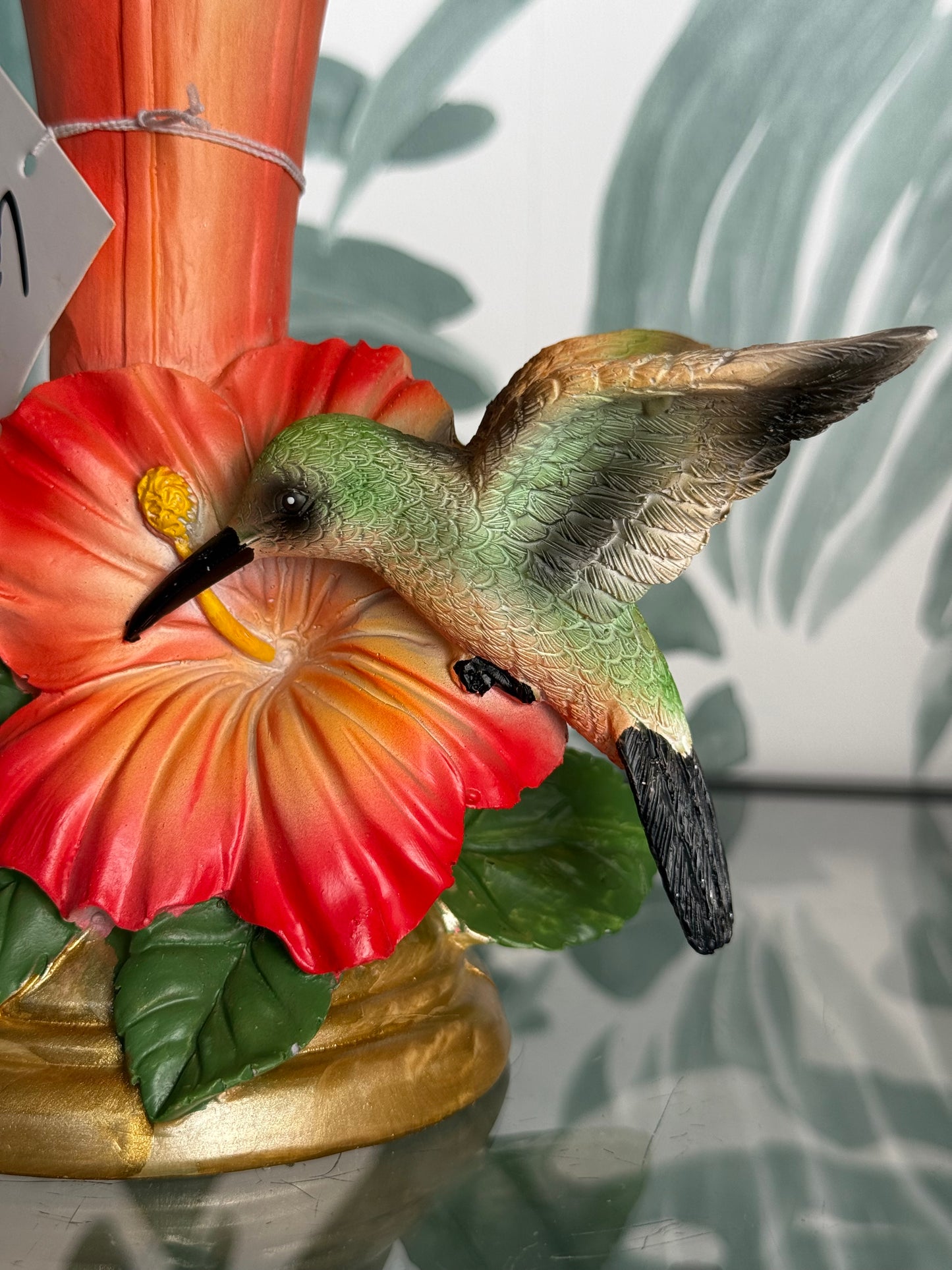 Kandelaar kolibrie met bloem - Light & living